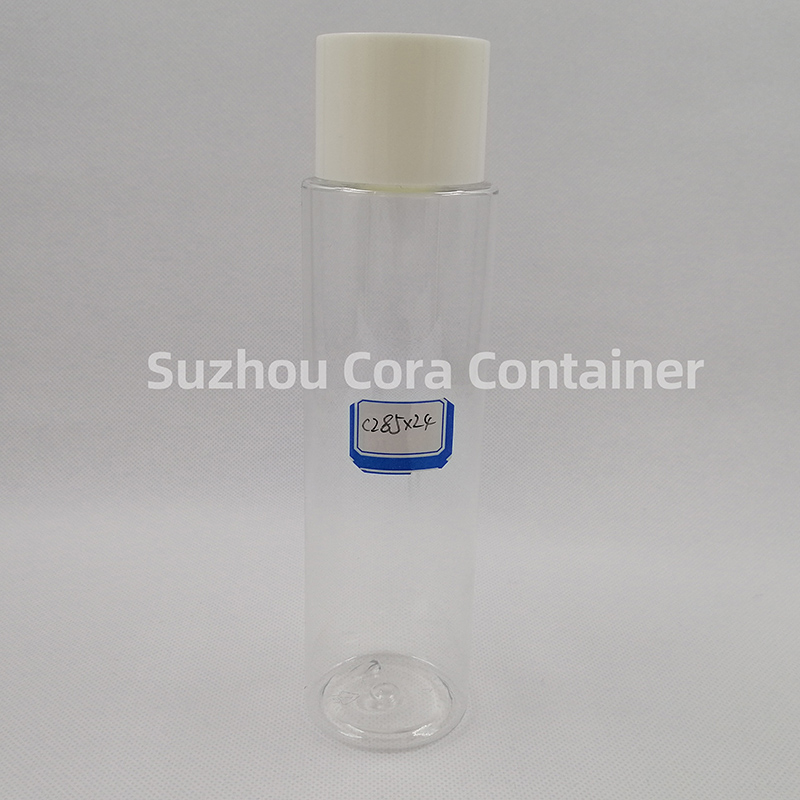 285ml Размер на врата 24mm Пластмасова козметична бутилка с капачка за скрепване